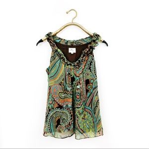 Silk Paisley Tank